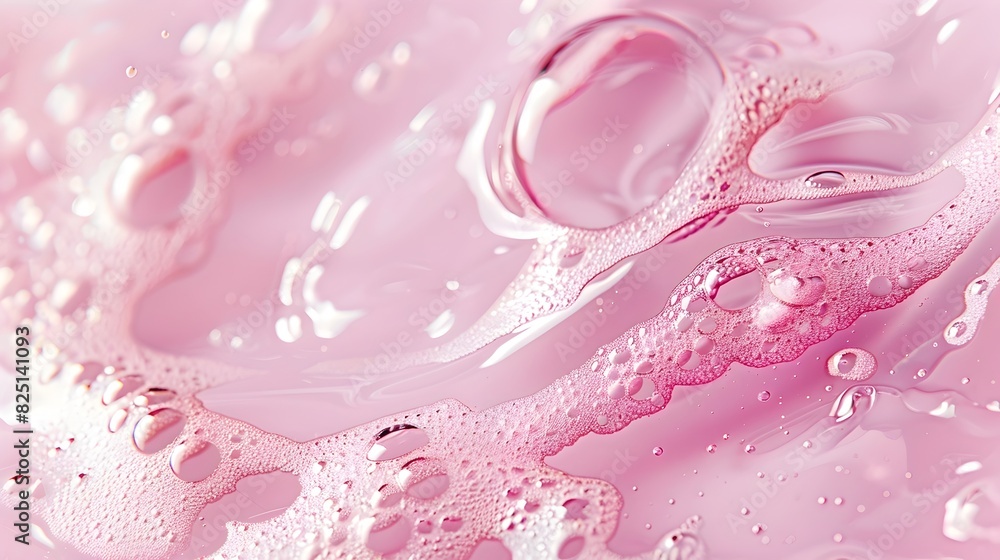 Ethereal Bubble Reflections in Pastel Pink Fluid Art Ethereal Bubble Reflections in Pastel Pink Fluid Art