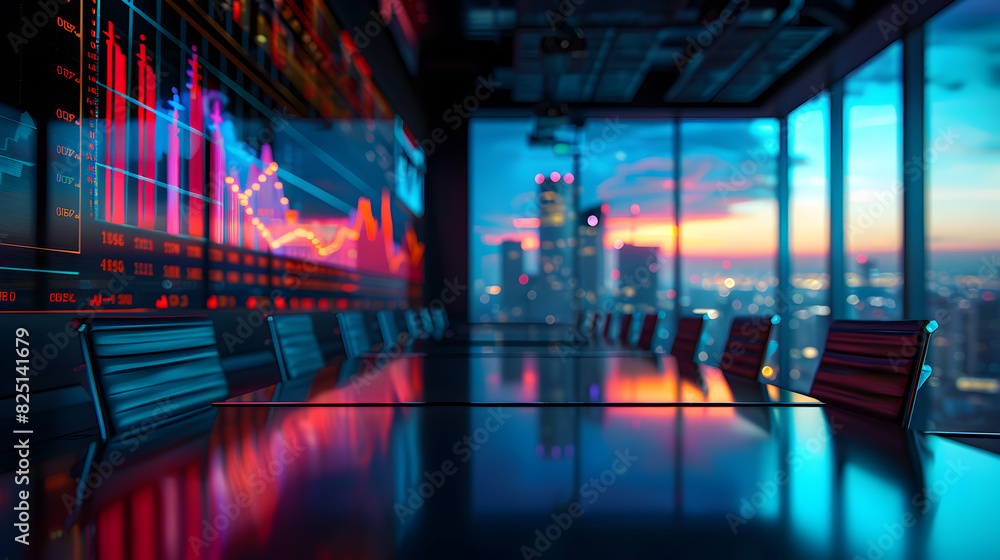 Vibrant Investment Strategy Meeting with Charts and Data Displayed on Screen Professional Planning and Analysis Concept Vibrant Investment Strategy Meeting with Charts and Data Displayed on Screen Professional Planning and Analysis Concept