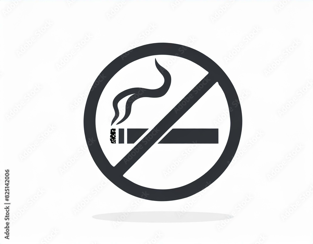 smoking ban prohibiting vector icon on white background smoking ban prohibiting vector icon on white background
