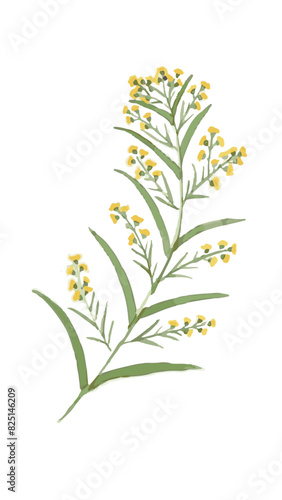 botanica silvestre ilustracion 