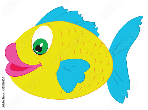 A cute fish vector illustration