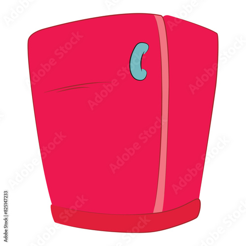 Fridge isolated on white background