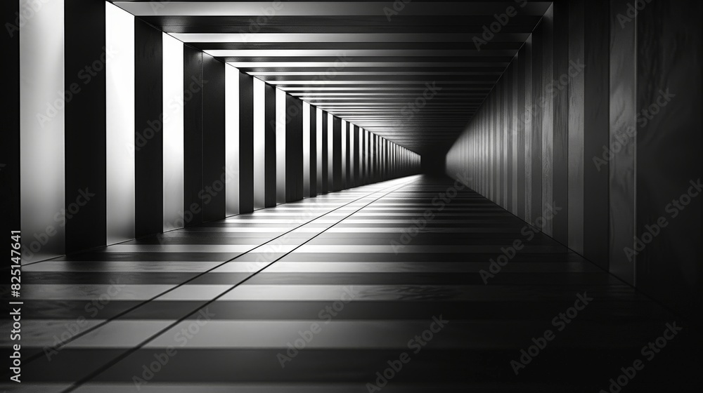 A geometric depth background with linear abstraction, featuring perspective lines that create an illusion of depth and distance, ideal for contemporary design projects. A geometric depth background with linear abstraction, featuring perspective lines that create an illusion of depth and distance, ideal for contemporary design projects.