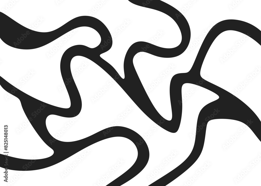 Abstract background with wavy curly lines pattern Abstract background with wavy curly lines pattern