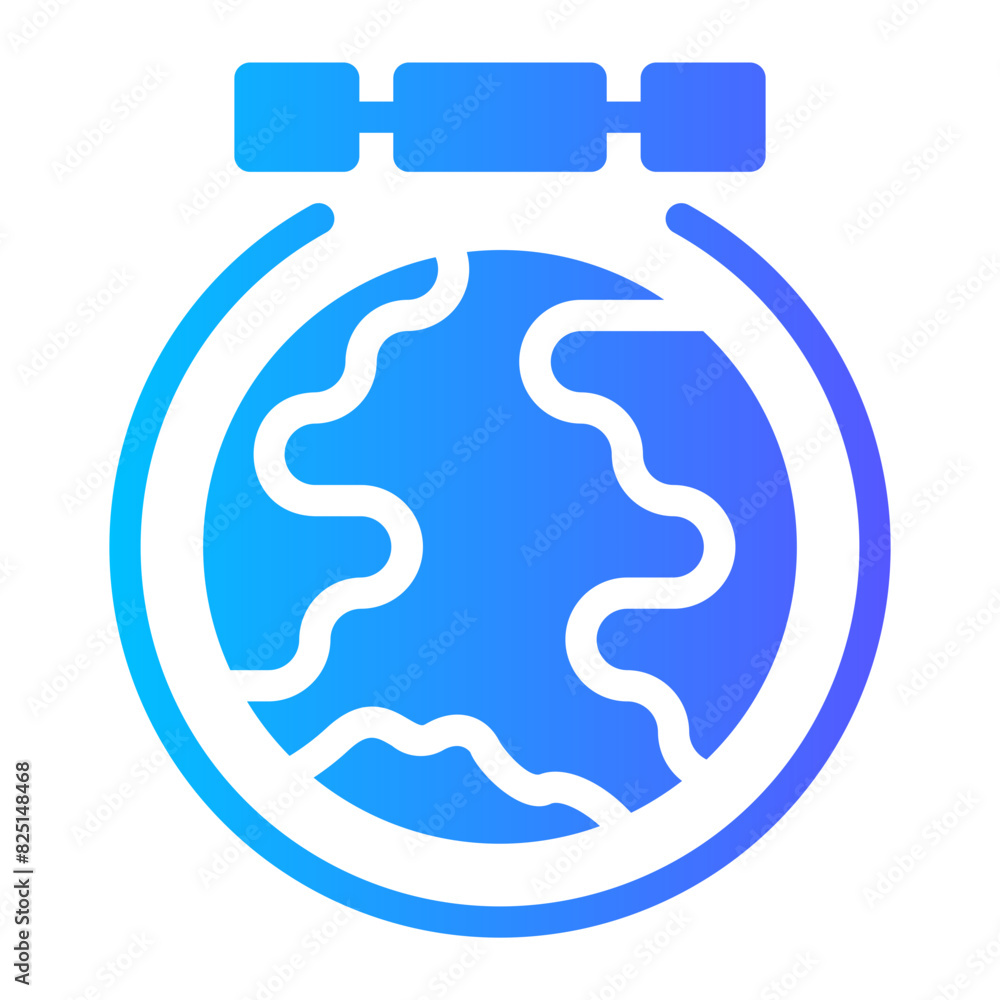 Fototapeta premium satellite gradient icon
