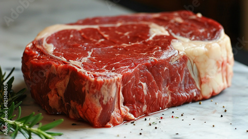 Beef Steak Isolated on White Background - No Garnish