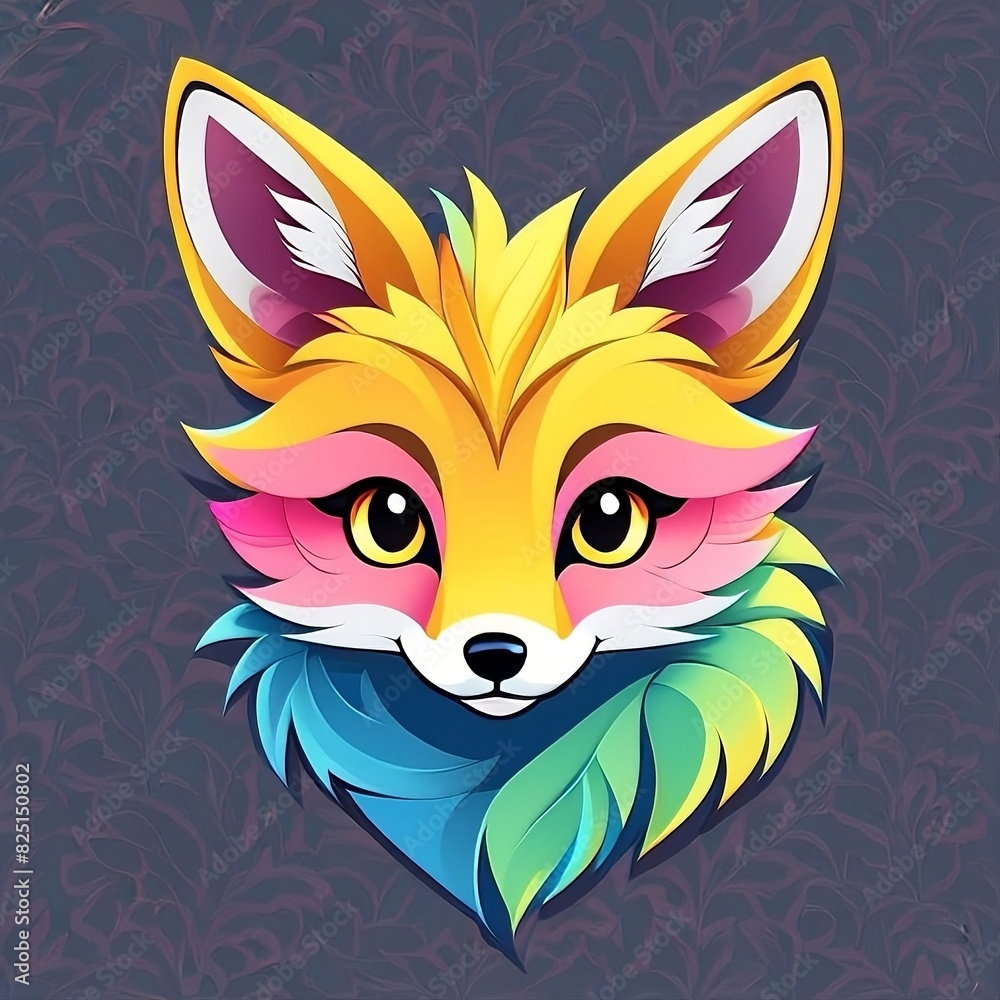 red fox with a sign red fox with a sign