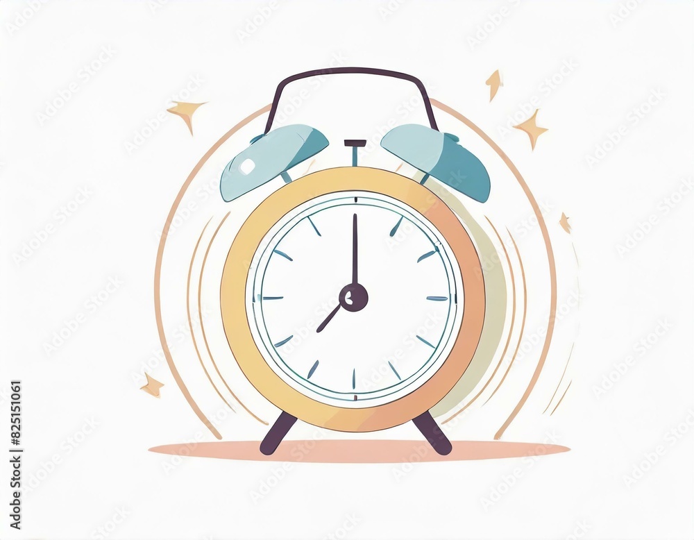 clock alarm icon, vector image on white background, logo clock alarm icon, vector image on white background, logo
