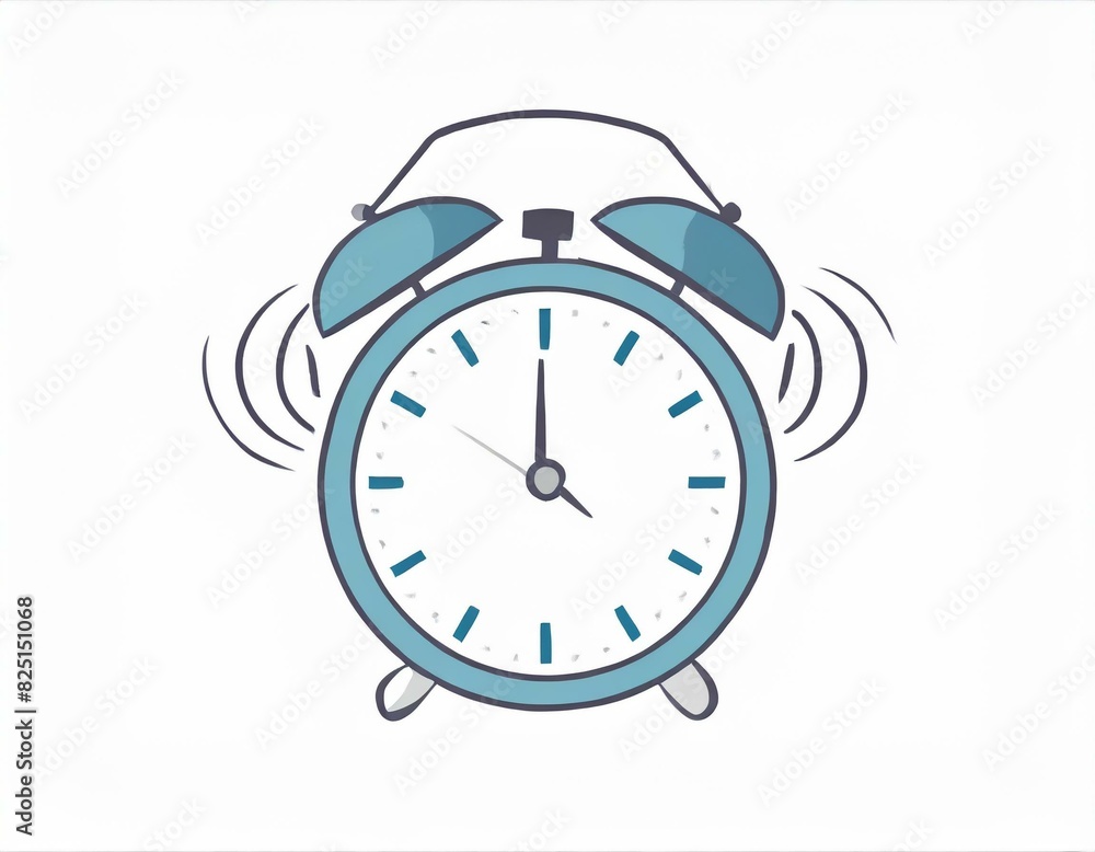 clock alarm icon, vector image on white background, logo clock alarm icon, vector image on white background, logo