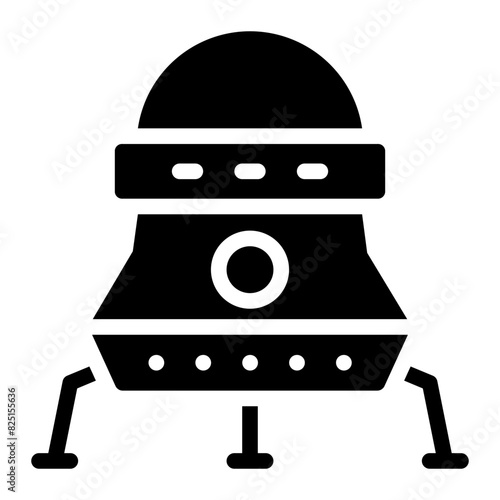 lunar module glyph icon
