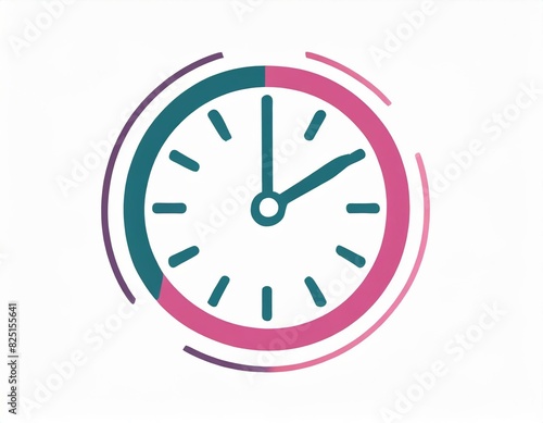 Free Download clock alarm icon, vector image on white background, logo - GFXLoad