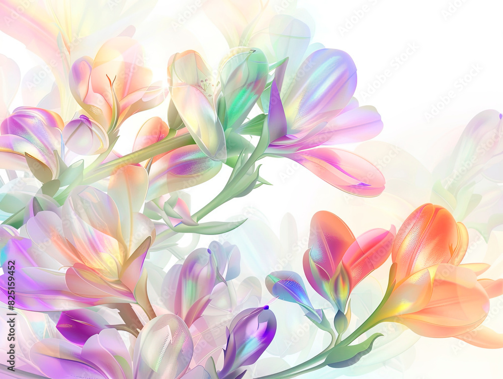 Fototapeta premium Freesia in hachijo-jima tokyo japan