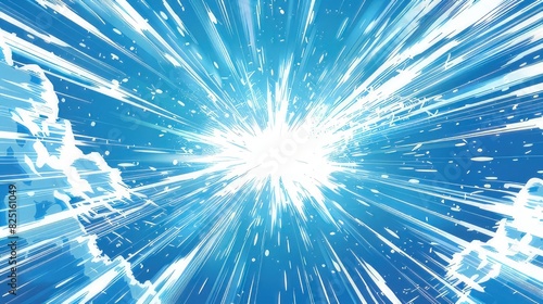 Vibrant energy of manga and anime-style comic speed lines with an alpha channel. Immerse yourself in the action with three unique focus lines: radial, vertical, and diagonal