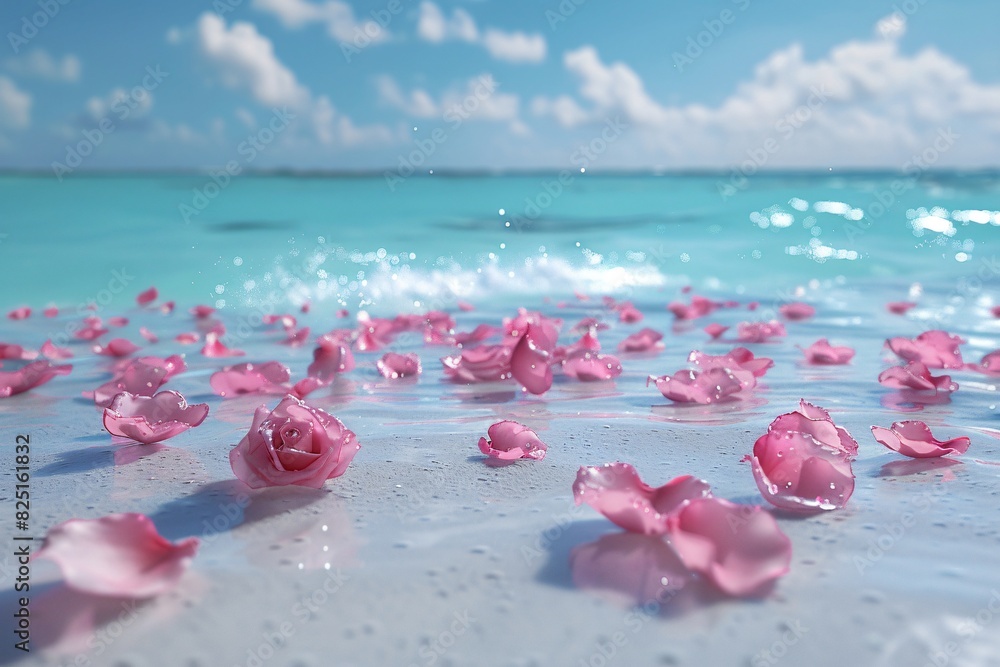 Roses on the Beach: A Romantic Concept of Coastal Beauty Roses on the Beach: A Romantic Concept of Coastal Beauty