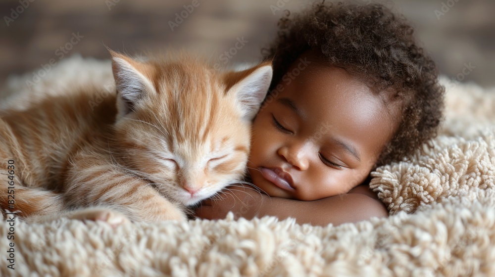Show the magic of bedtime as infants of various ethnicities settle down for the night, cuddled up with their favorite Show the magic of bedtime as infants of various ethnicities settle down for the night, cuddled up with their favorite