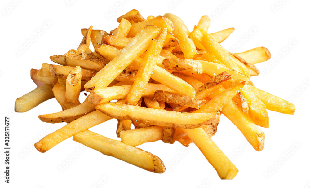 french fries isolated on white french fries isolated on white