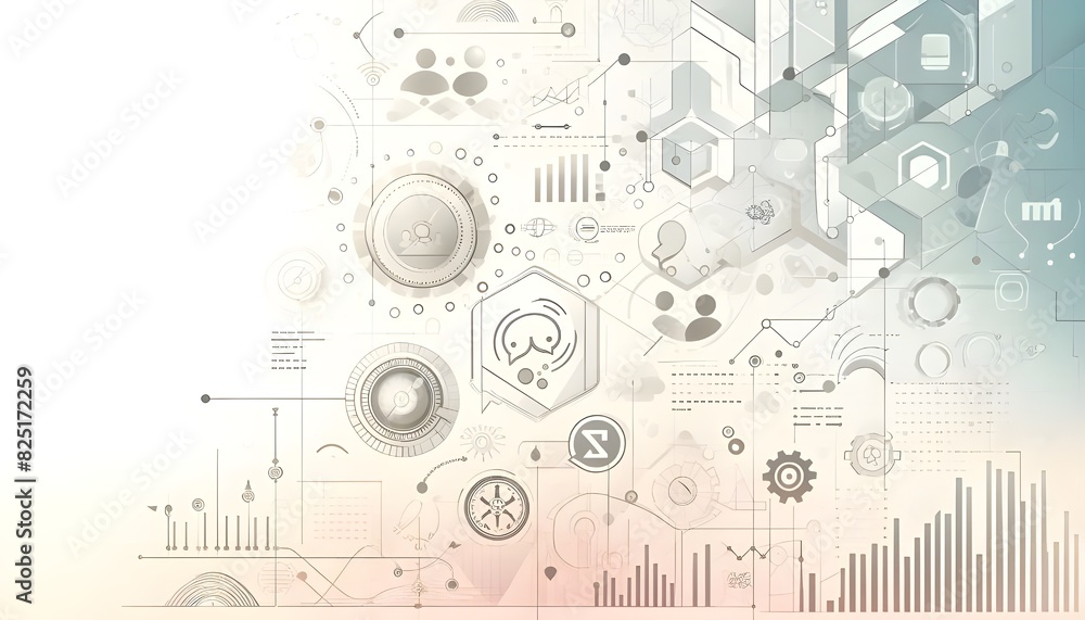 Fototapeta premium abstract technology background