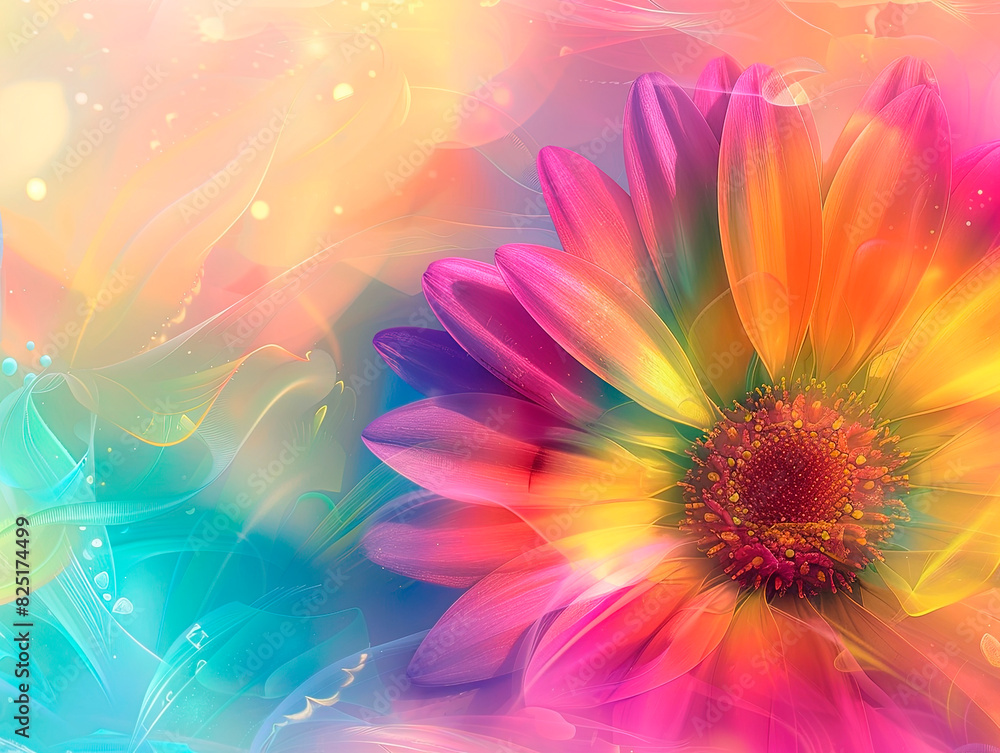 Obraz premium Gerbera flowers, indoor studio shot