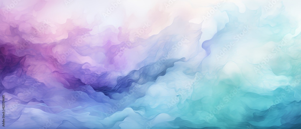 Pastel mint and lavender watercolor splash background, merging smoothly, Pastel mint and lavender watercolor splash background, merging smoothly,