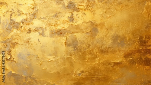 Textured golden foil background, bright and reflective, ideal for design, © FoxGrafy