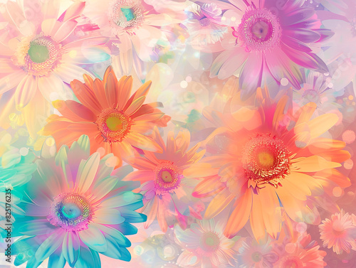 Gerbera flowers, indoor studio shot