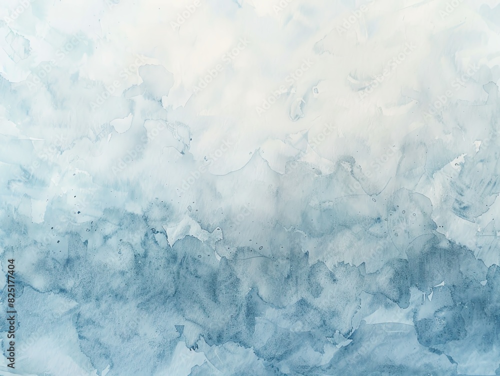 Subtle watercolor texture with pale blue and white, resembling a winter sky Subtle watercolor texture with pale blue and white, resembling a winter sky