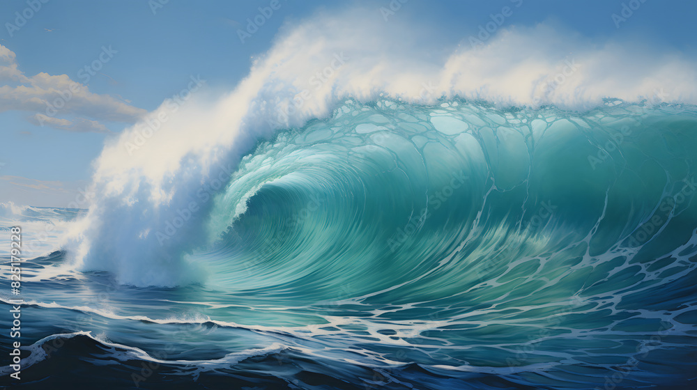 Digital rotation sea water ocean turbulence abstract poster background Digital rotation sea water ocean turbulence abstract poster background
