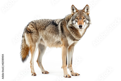 Wolf isolated on white background