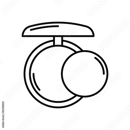 Bronzator vector icon