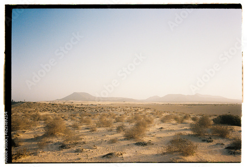 Empty Volcanic desert landscape 
