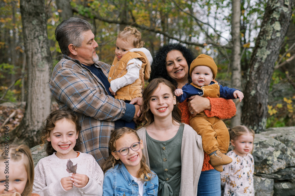 proud grandparents with all their grandchildren proud grandparents with all their grandchildren