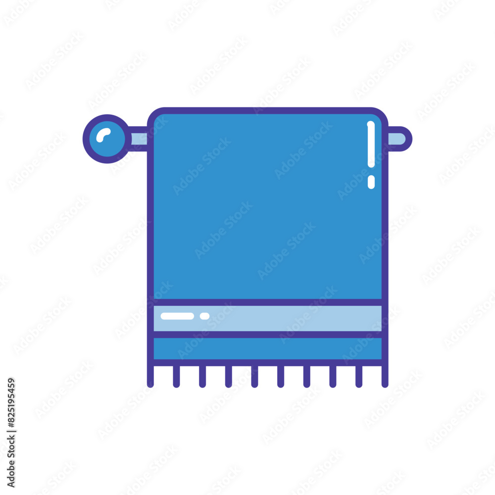 Towel vector icon Towel vector icon
