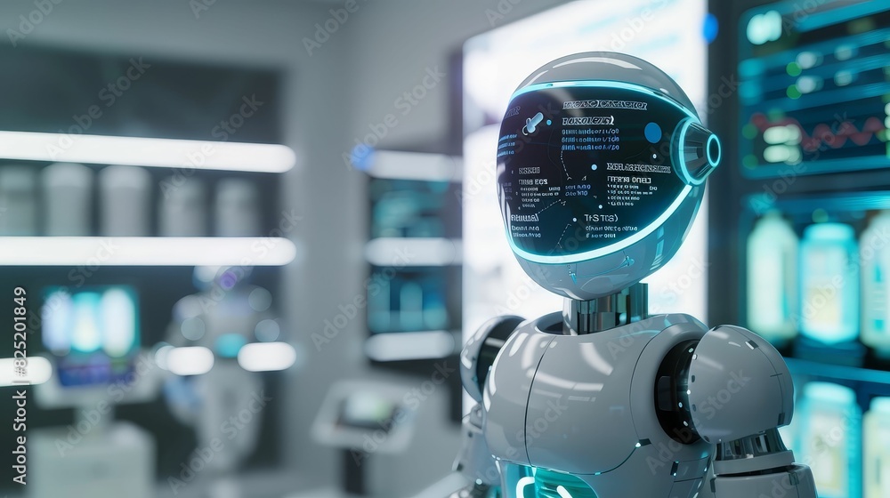 AI-powered nurse bot managing medication schedules and providing virtual checkups to patients via digital screens AI-powered nurse bot managing medication schedules and providing virtual checkups to patients via digital screens