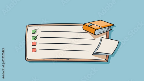 A simple rectangular piece of paper with words written on it is depicted in the fifth illustration. Its significance lies in its power to educate and. Cartoon Vector.