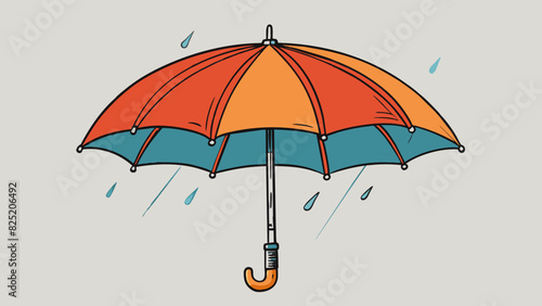 Best umbrella This umbrella has a large canopy that provides ample coverage keeping you dry even in heavy rain. Its lightweight and durable. Cartoon Vector.
