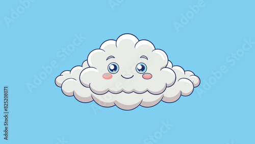 Mommy is a soft and fluffy cloud floating gracefully above always there to catch you when you fall and lift you up with love.. Cartoon Vector.