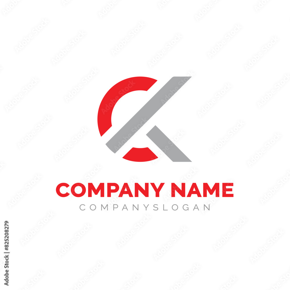 Letter CK logo design, vector logo design Letter CK logo design, vector logo design