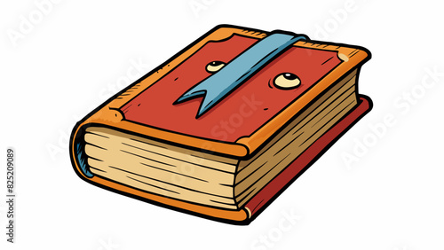 The book had slightly smudged pages evidence of frequent use. The spine was slightly creased showing that it had been od and read many times.. Cartoon Vector.