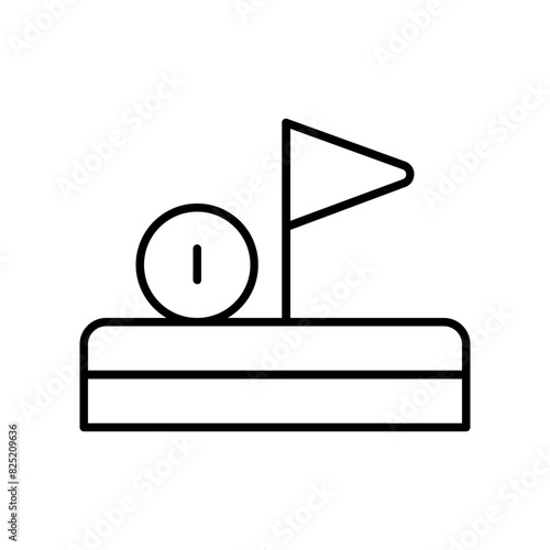 High Jump icon. outline icon