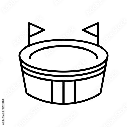 Stadium icon. outline icon