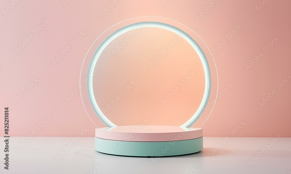 Serene Atmosphere with Matte White Podium and Soft Gradient Backdrop
Serene Atmosphere with Matte White Podium and Soft Gradient Backdrop