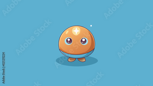 The small round object had a smooth shiny surface and emitted a soft glow when activated.. Cartoon Vector.
