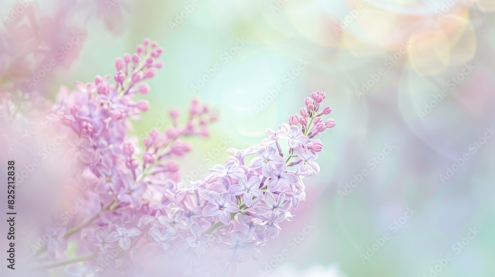 Close-up photo of vibrant purple lilac flowers with a soft, bokeh-filled pink and purple background, creating a dreamy and romantic atmosphere. Close-up photo of vibrant purple lilac flowers with a soft, bokeh-filled pink and purple background, creating a dreamy and romantic atmosphere.