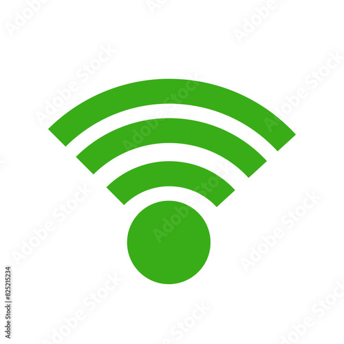 Green wifi icon