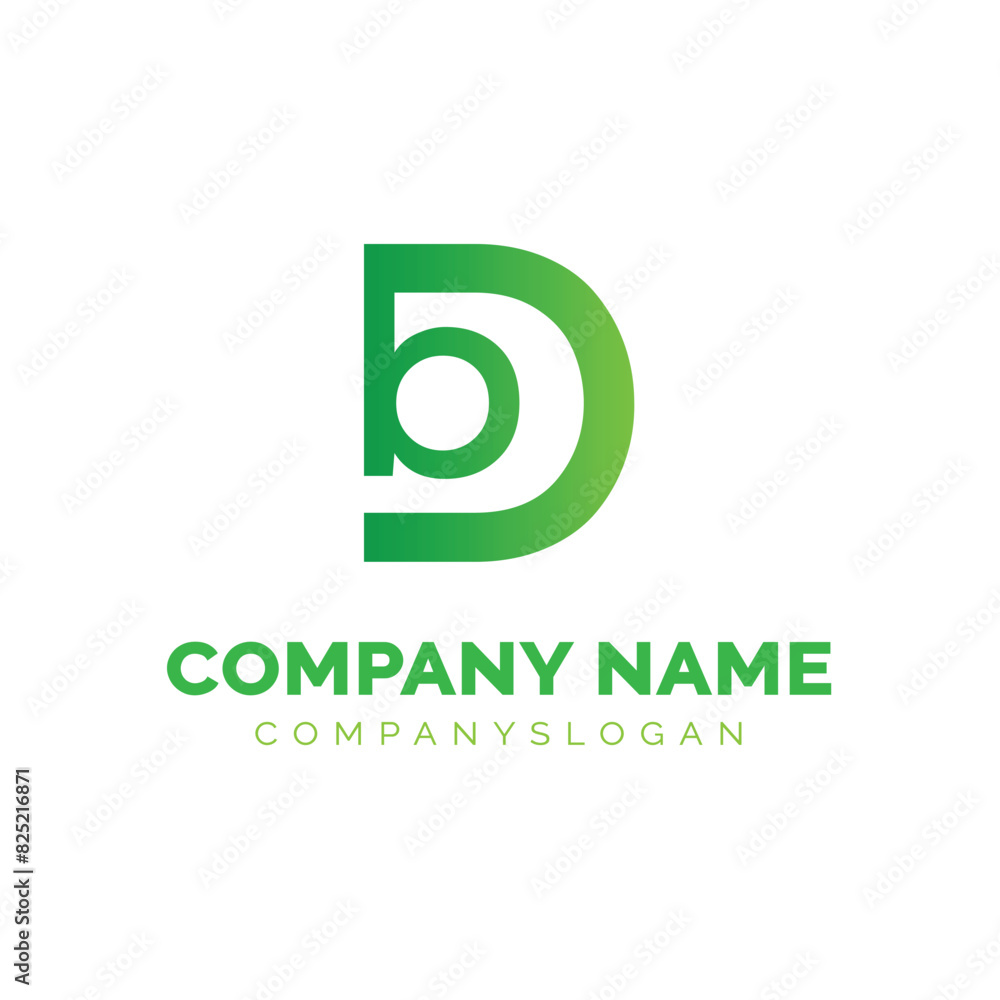 Letter DB logo design, vector logo design Letter DB logo design, vector logo design