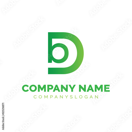 Free Download Letter DB logo design, vector logo design  - GFXLoad