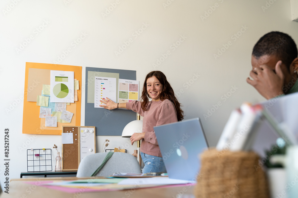 co-workers in modern office co-workers in modern office