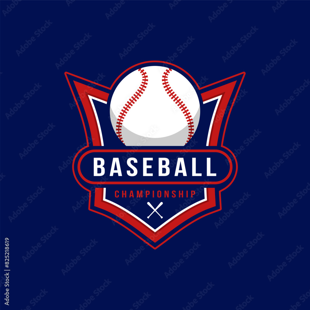 baseball logo badge template