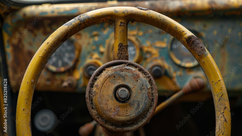 Dusty steering wheel for automotive designs Dusty steering wheel for automotive designs