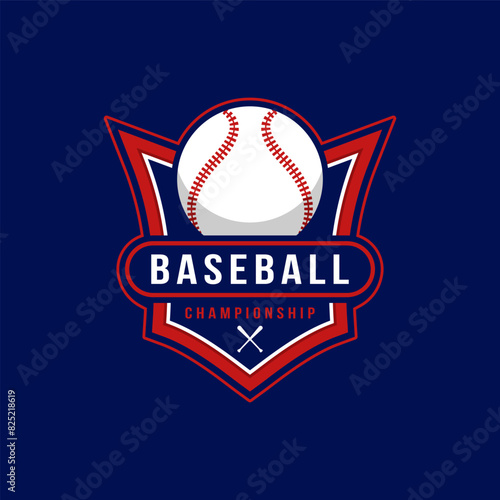 baseball logo badge template